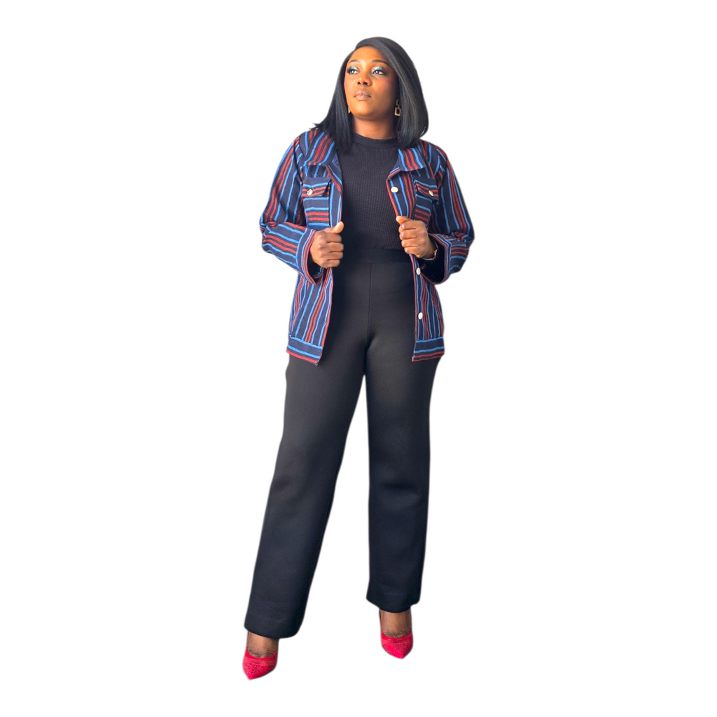 Ọlá Aso-Oke Jacket – Button