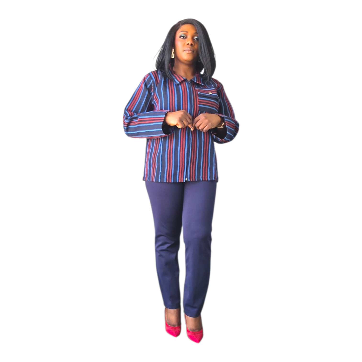 Ọlá Aso-Oke Jacket – Zip