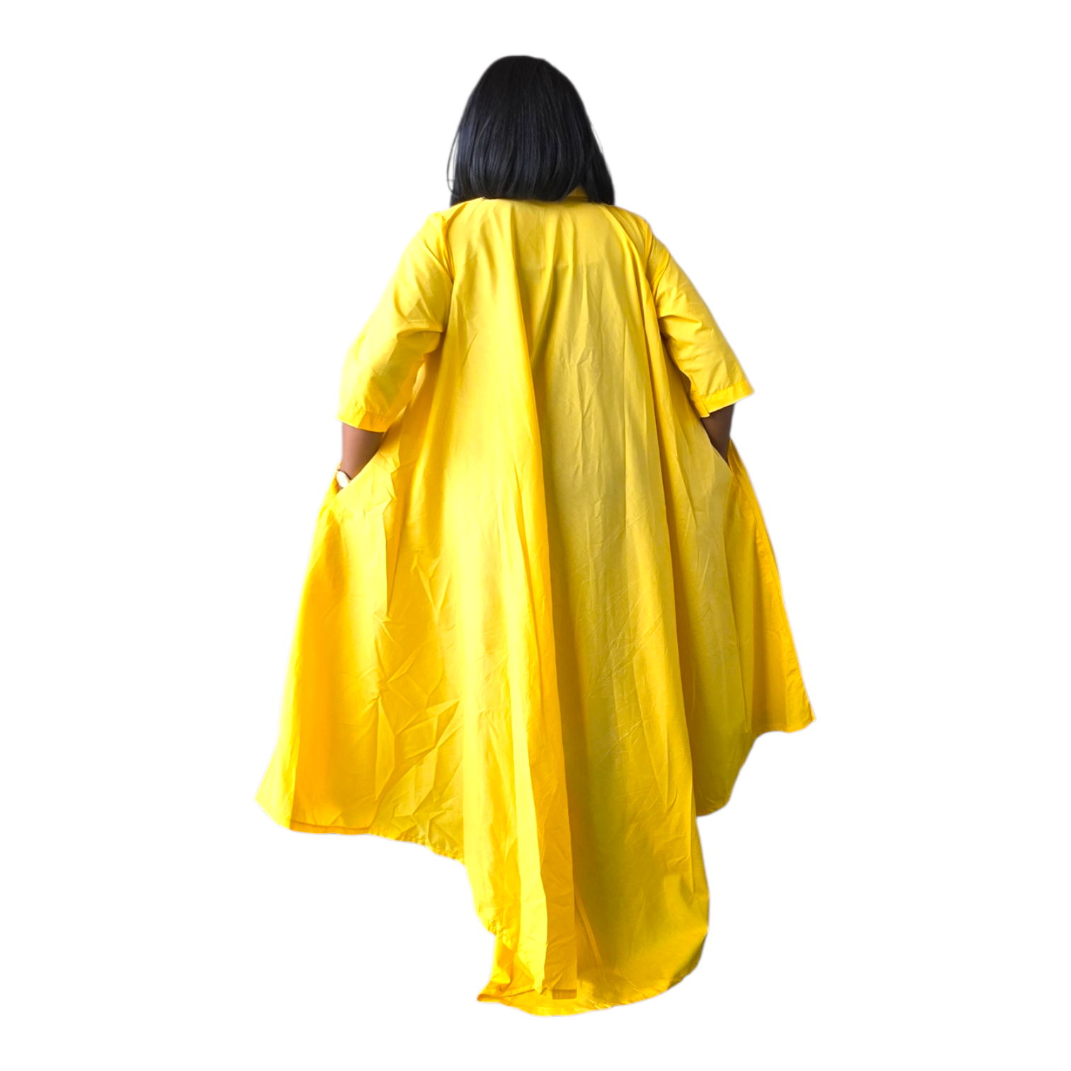 Zira High/Low Flared Dress