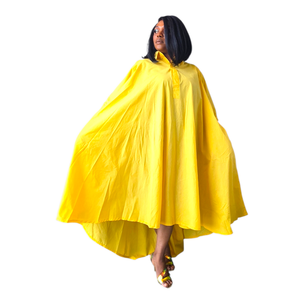 Zira High/Low Flared Dress