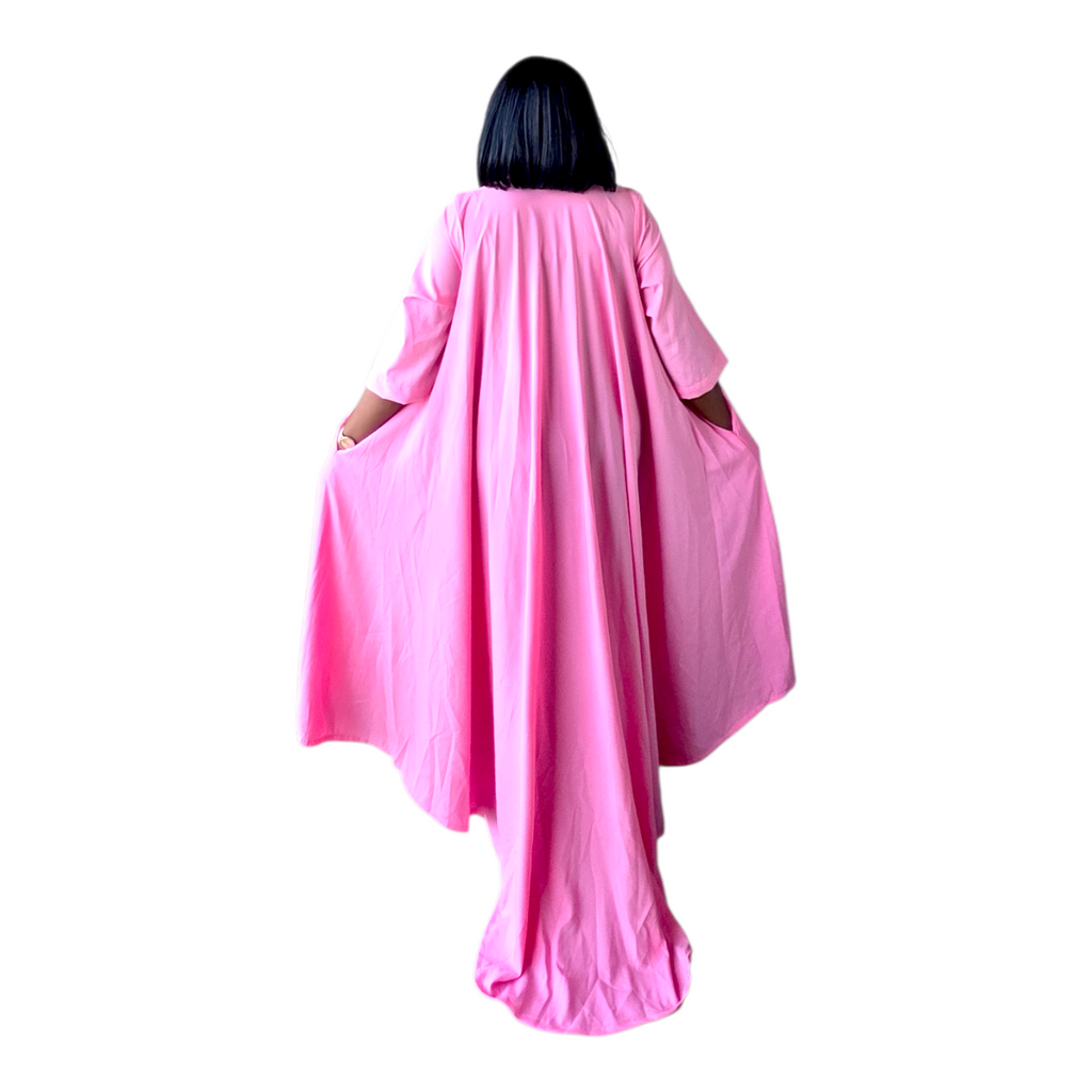 Zira High/Low Flared Dress