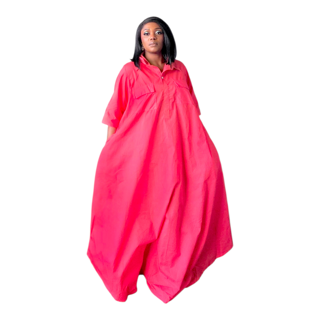 Zira Long Flared Dress